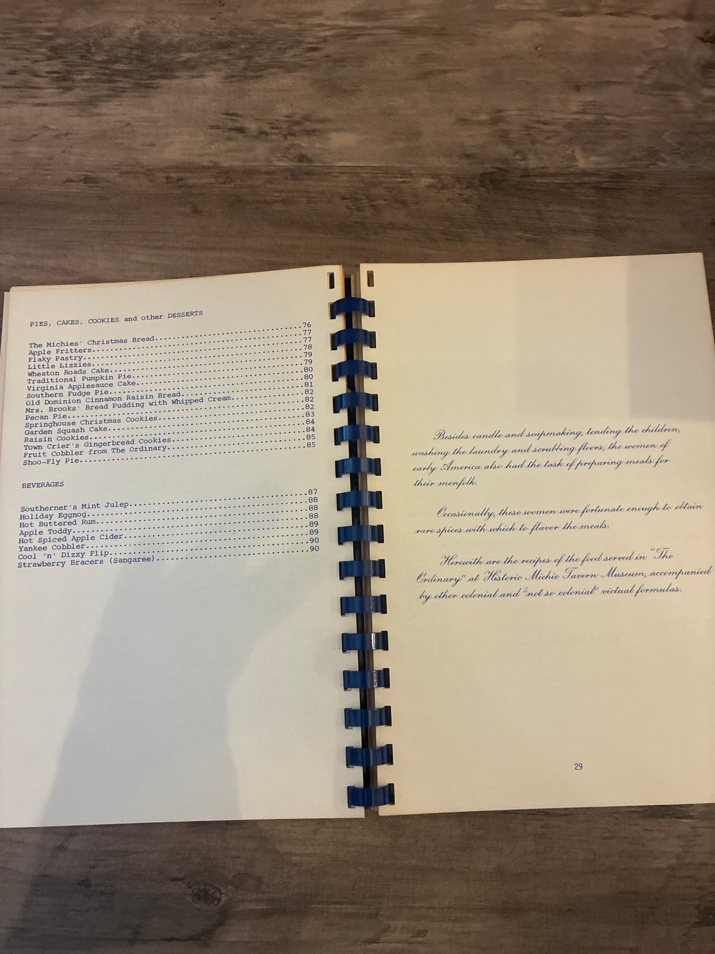 Cooking Treasures of the Past by Historic Michie Tavern Museum