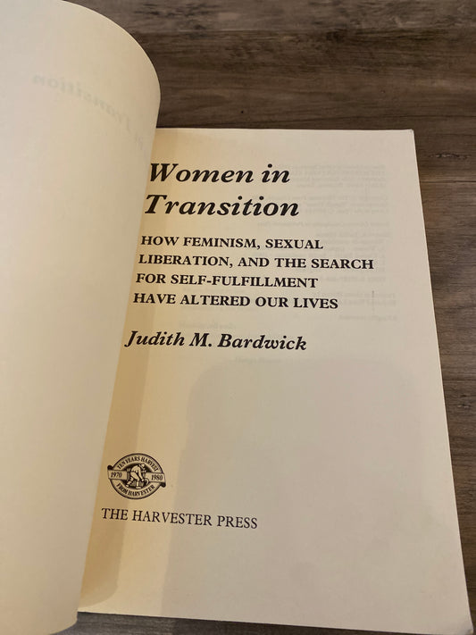 Women In Transition by Judith M. Bardwick