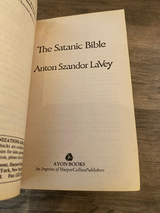 The Satanic Bible by Anton Szandor LaVey