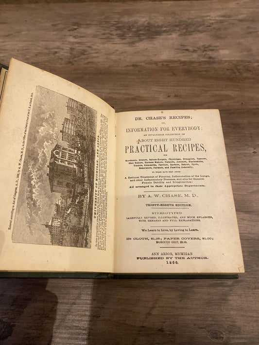 Dr. Chase’s Recipes by A.W. Chase
