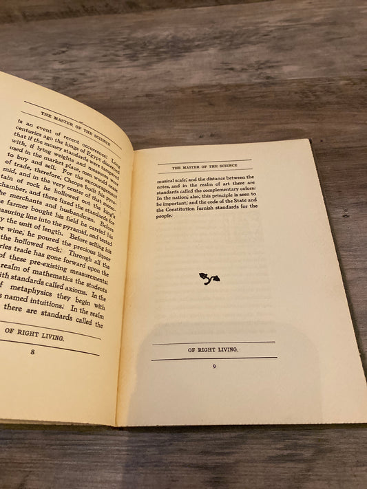 The Master of the Science of Right Living by Newell Dwight Hillis