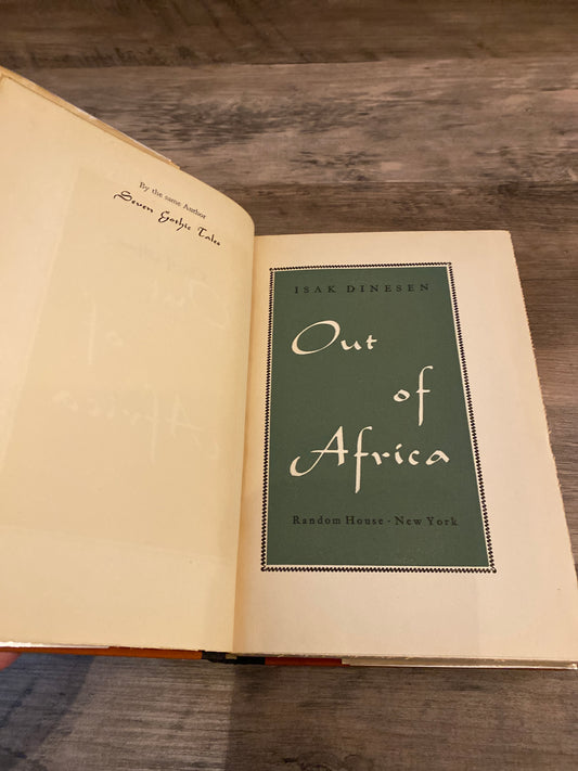 Out of Africa by Isak Dinesen