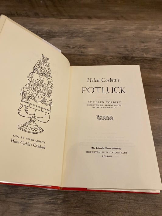 Helen Corbitt's Potluck by Helen Corbitt
