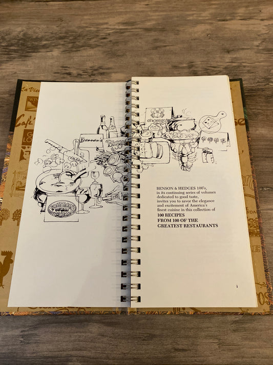 100 Recipes From 100 Of The Greatest Restaurants by Benson & Hedges 100's