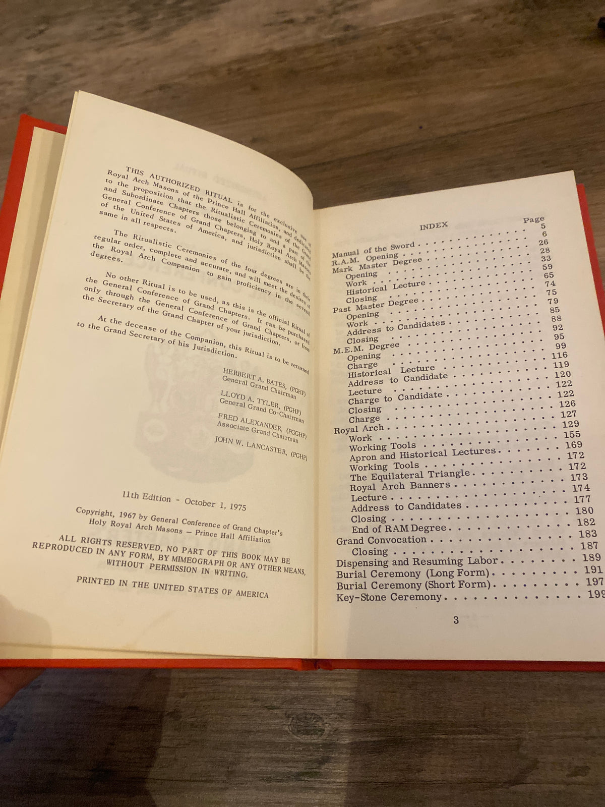 Authorized Ritual for the Capitular Degrees by General Conference of Grand Chapters