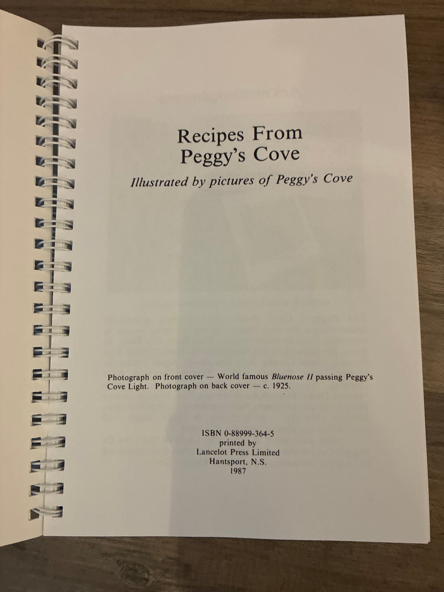 Recipes From Peggy's Cove