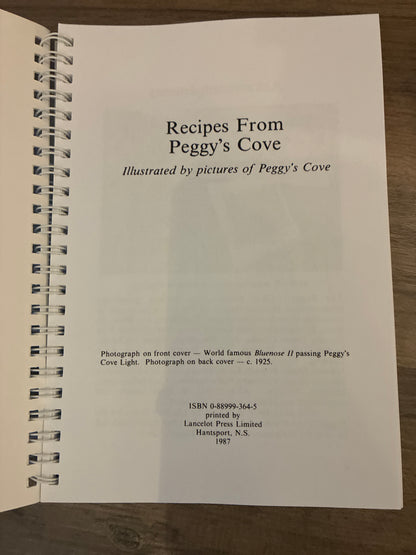 Recipes From Peggy's Cove