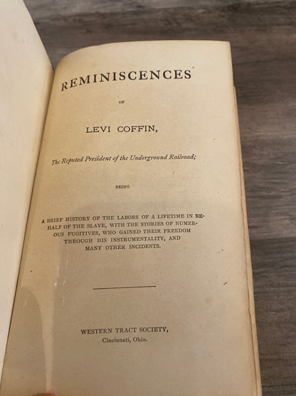Reminiscences of Levi Coffin by Levi Coffin