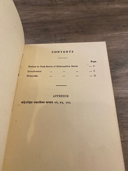 The Poet-Saints of Maharashtra: No. 1 Bhanudas by Justin E. Abbott