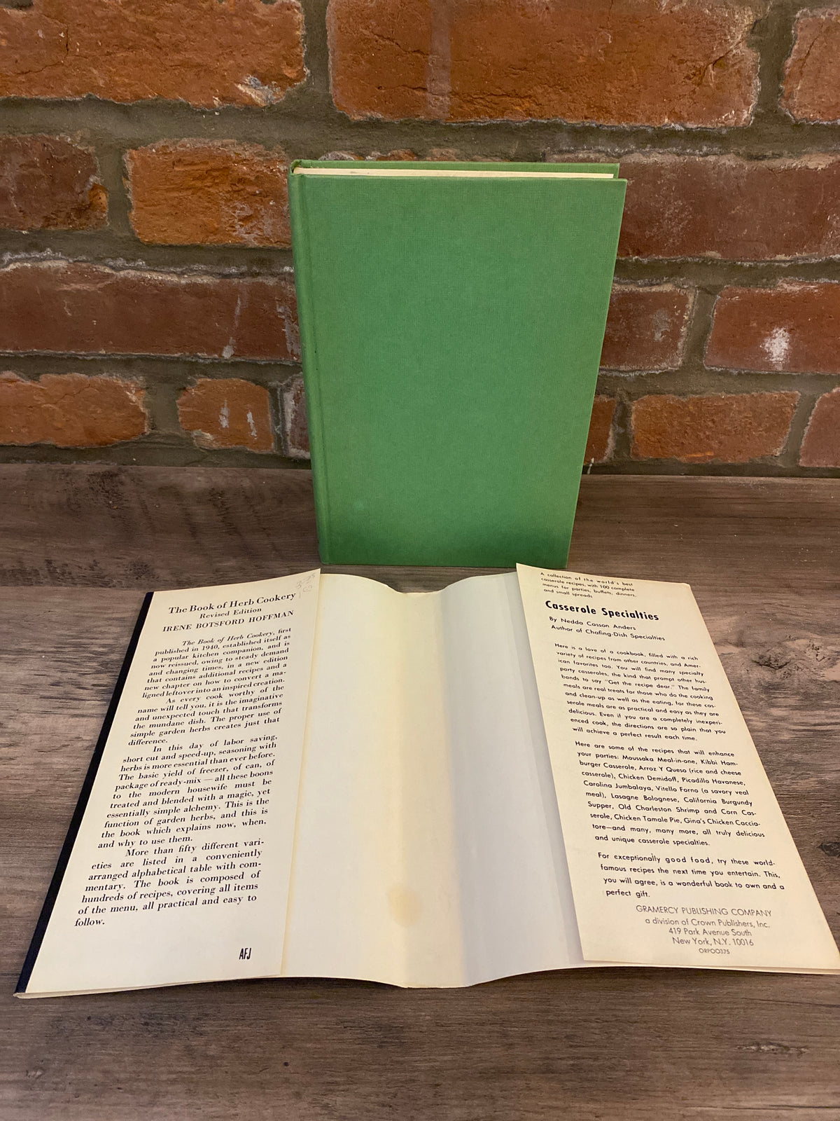 The Book Of Herb Cookery by Irene Botsford Hoffmann