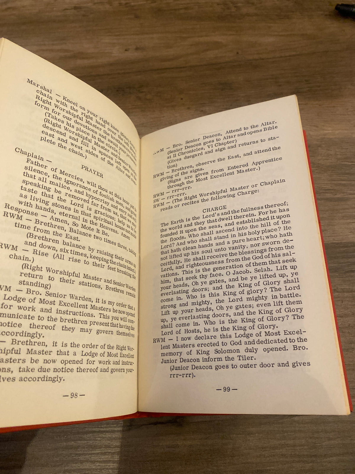 Authorized Ritual for the Capitular Degrees by General Conference of Grand Chapters