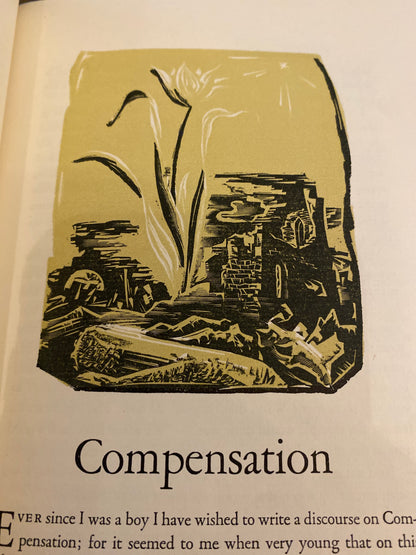R. Waldo Emerson Essays First And Second Series