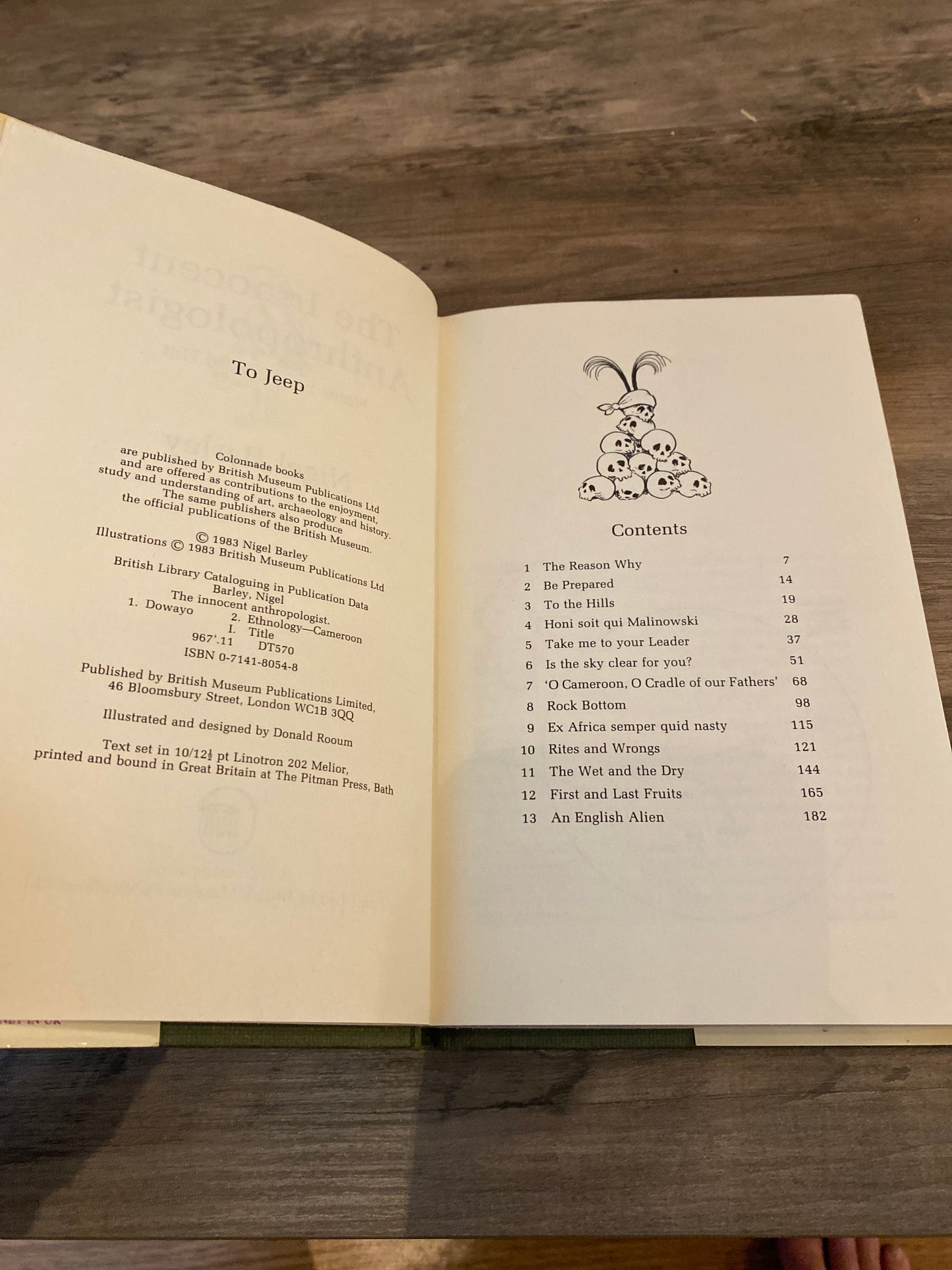 The Innocent Anthropologist by Nigel Barley