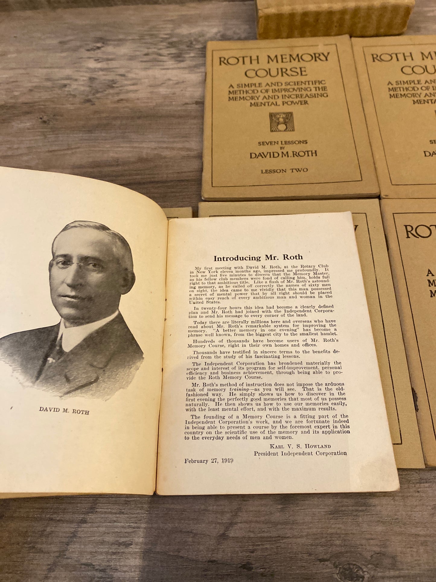 Roth Memory Course by David M. Ross (Missing Vol.3)