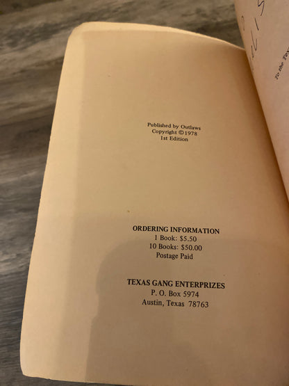 Tales From The Texas Gang by Bill Blackolive Signed