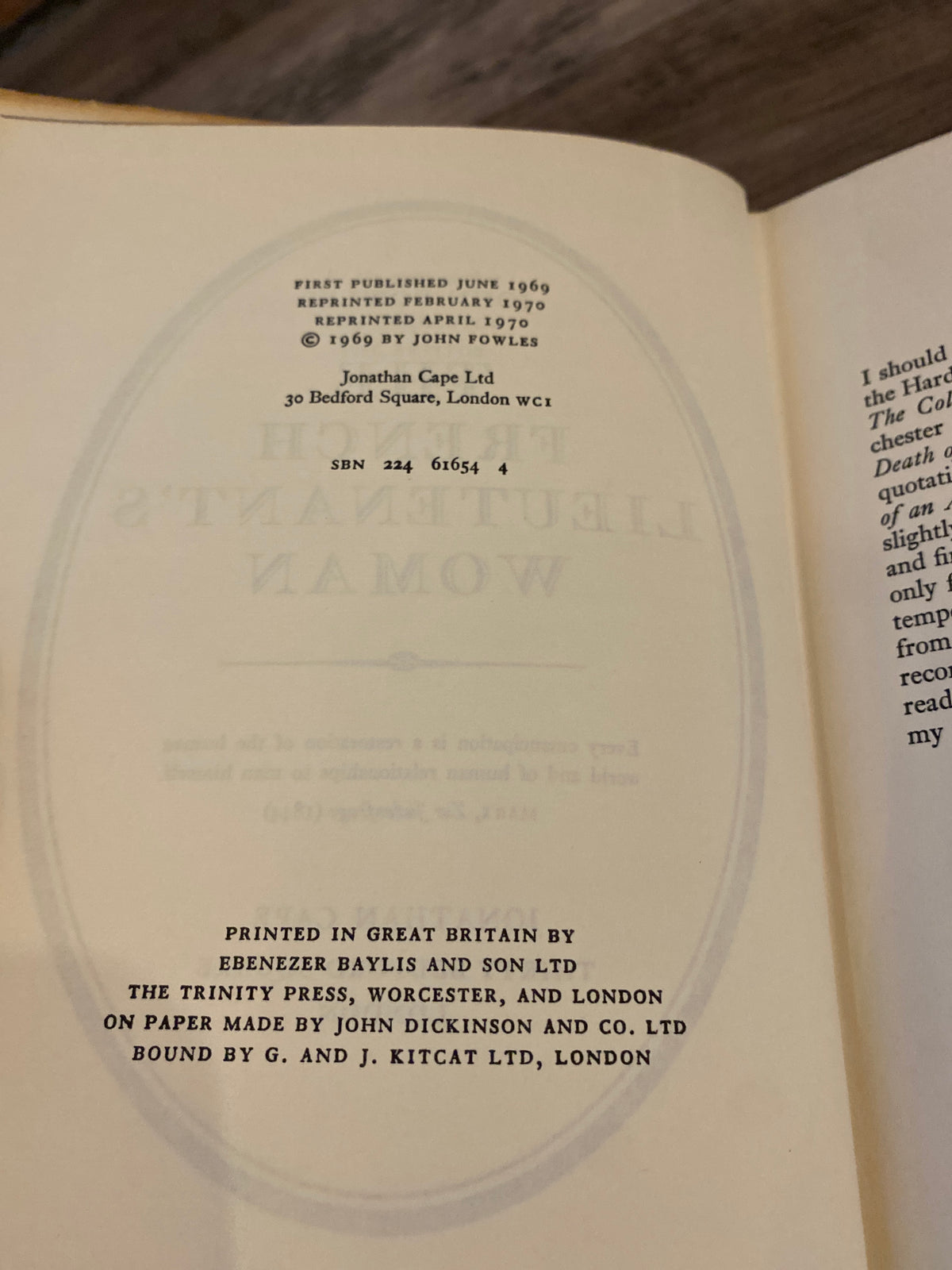 The French Lieutenant's Woman by John Fowles
