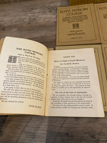 Roth Memory Course by David M. Ross (Missing Vol.3)