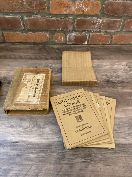 Roth Memory Course by David M. Ross (Missing Vol.3)
