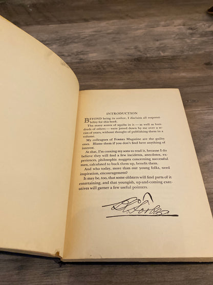 Little Bits About Big Men by B.C. Forbes Signed