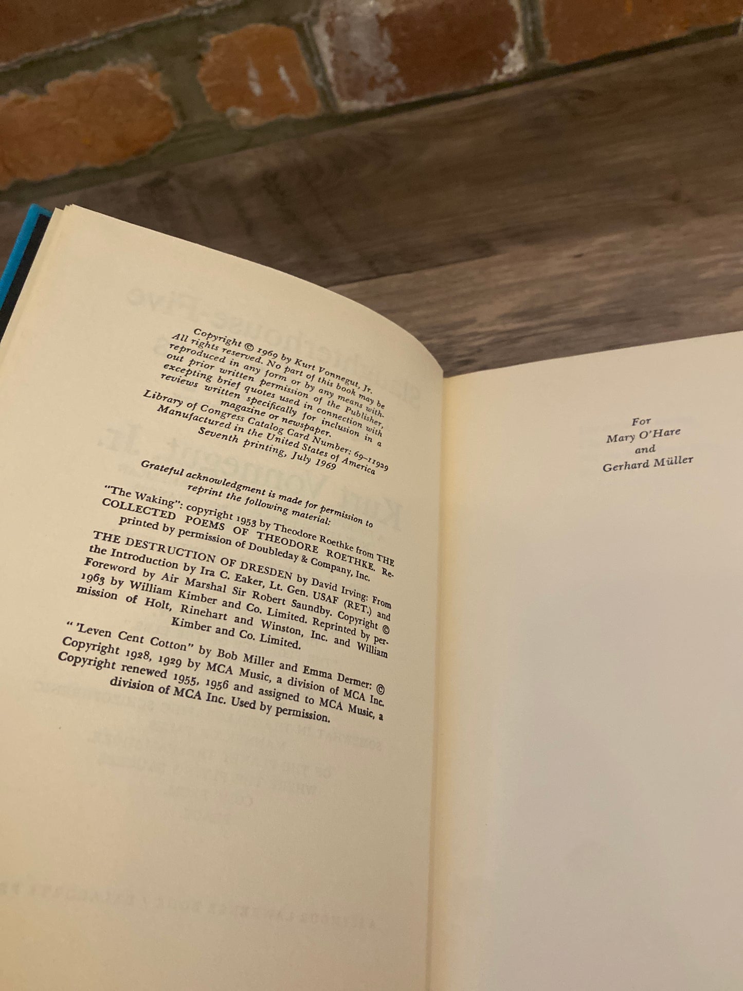 Slaughterhouse-Five by Kurt Vonnegut