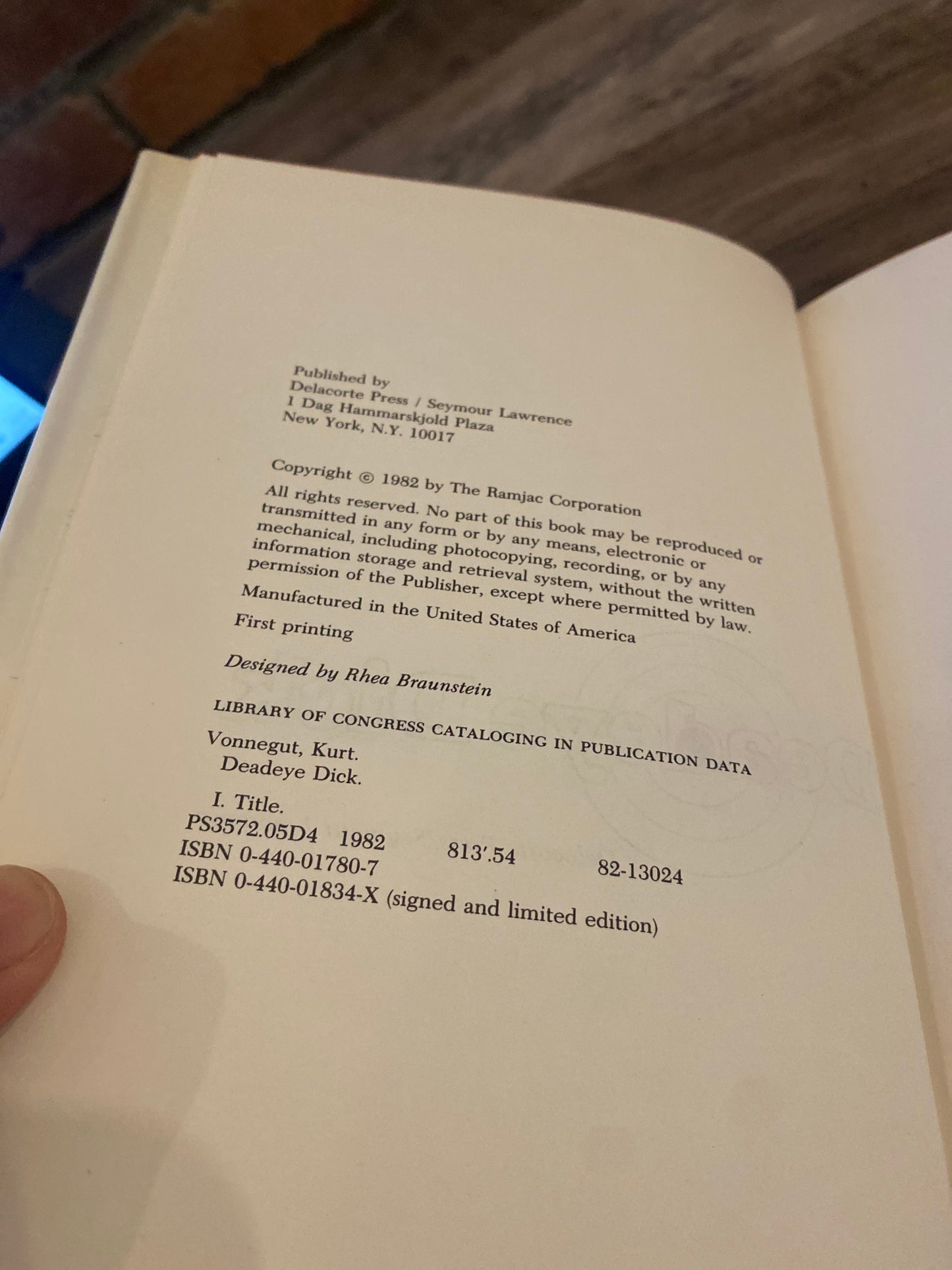 Dead-Eyed Dick by Kurt Vonnegut