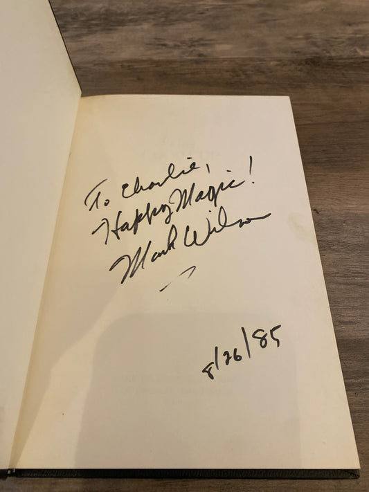 The Chop Cup Book Signed by Mark Wilson