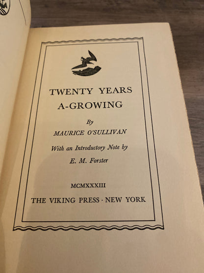 Twenty Years A-Growing by Maurice O'Sullivan