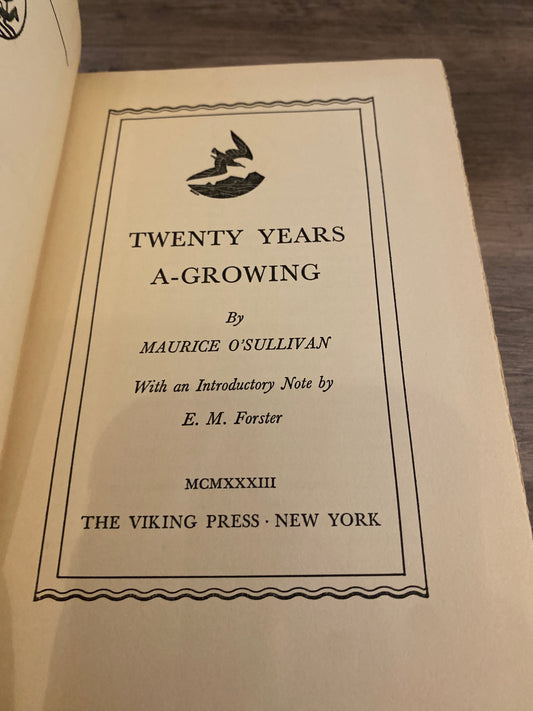 Twenty Years A-Growing by Maurice O'Sullivan