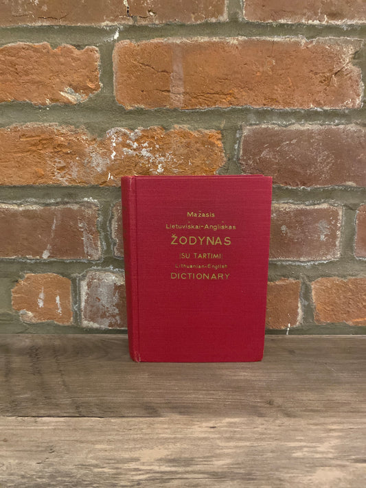 Lithuanian English Dictionary