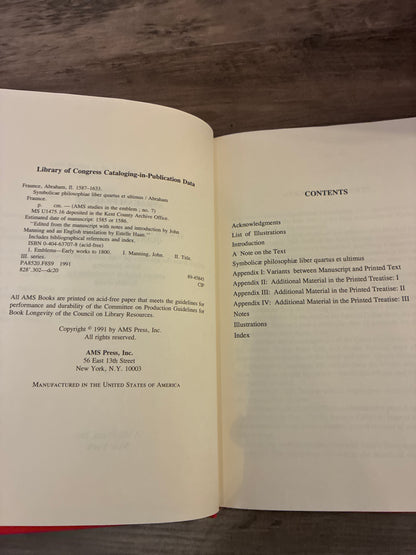 Symbolicae Philosophiae Liber Quartus Et Ultimus by Abraham Fraunce