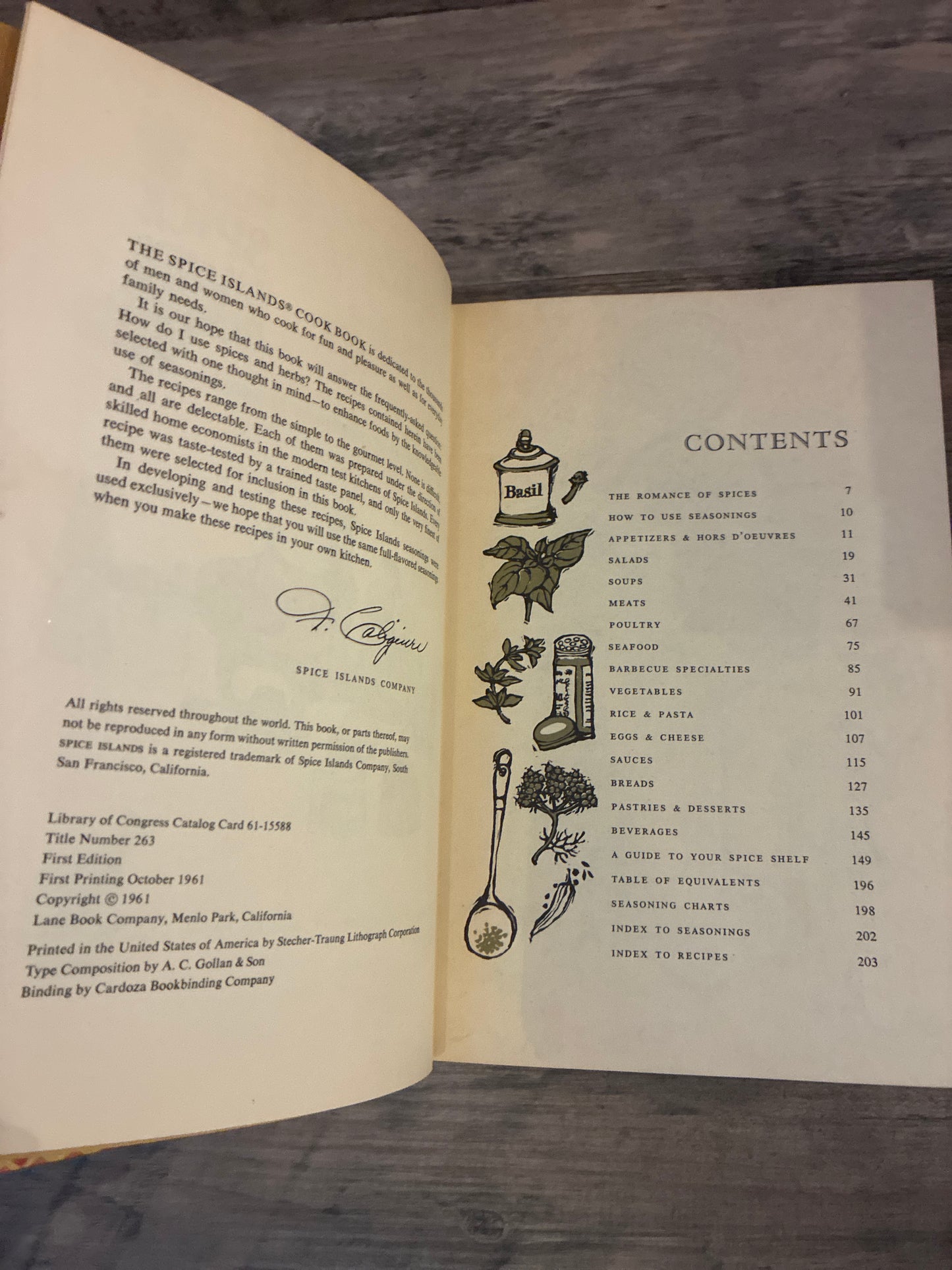 The Spice Islands Cook Book