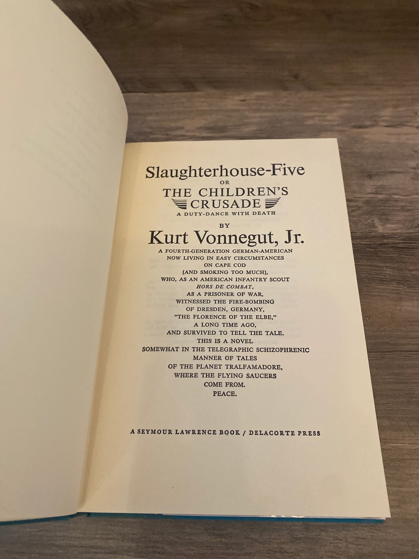 Slaughterhouse-Five by Kurt Vonnegut
