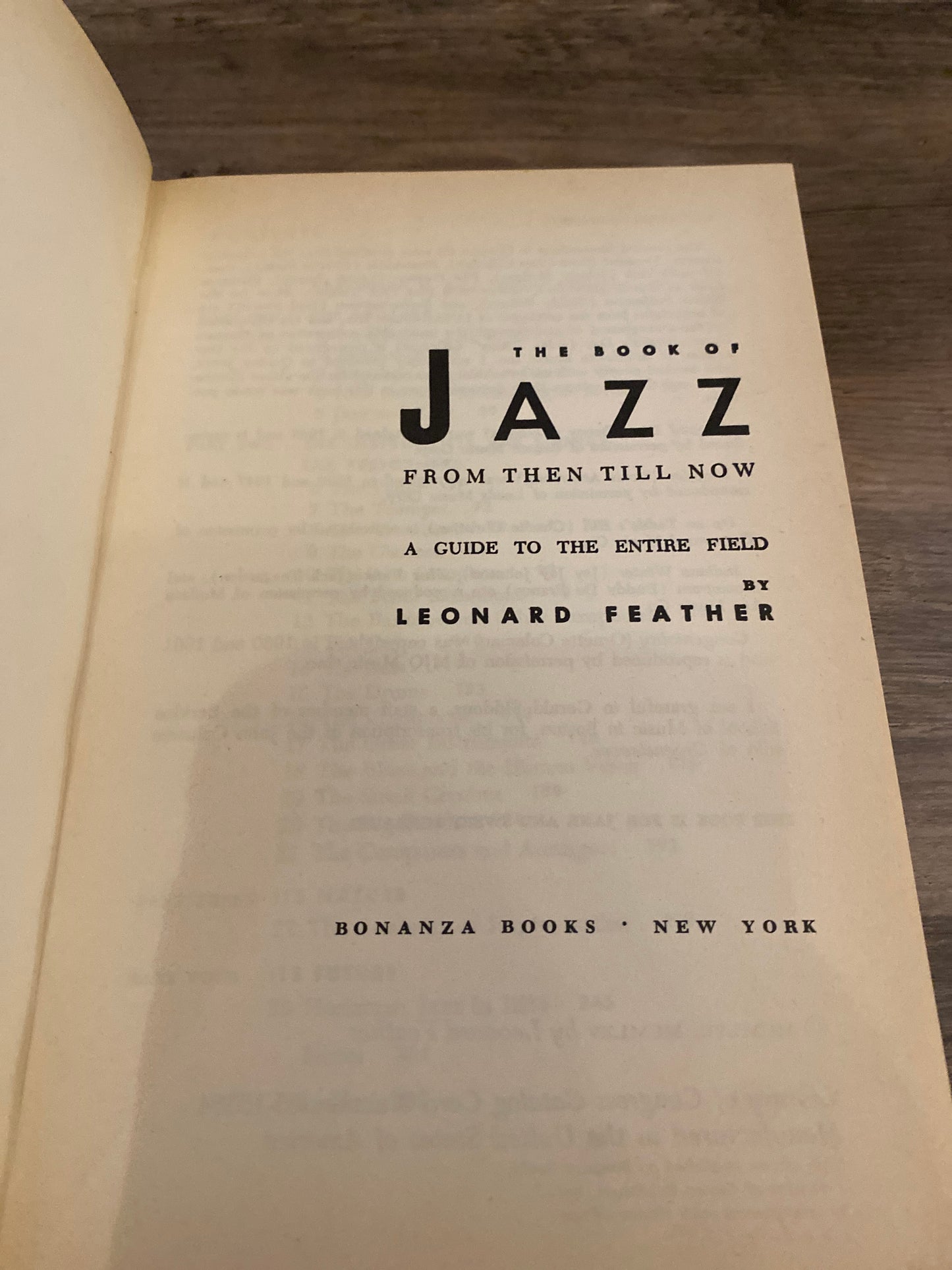 The Book of Jazz by Leonard Feather