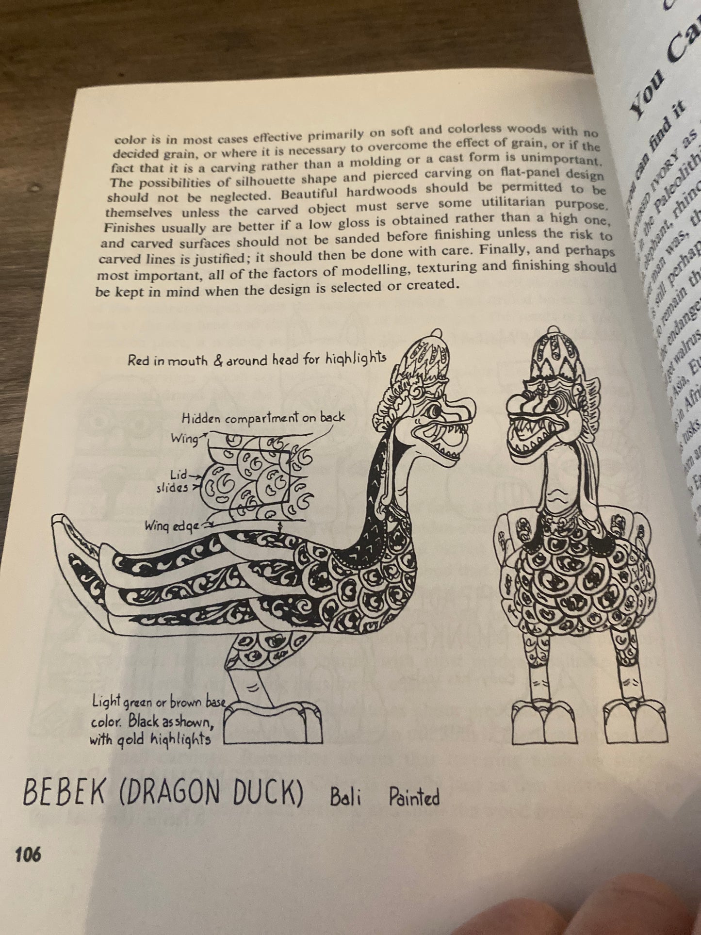Carving Wooden Animals by E.J. Tangerman