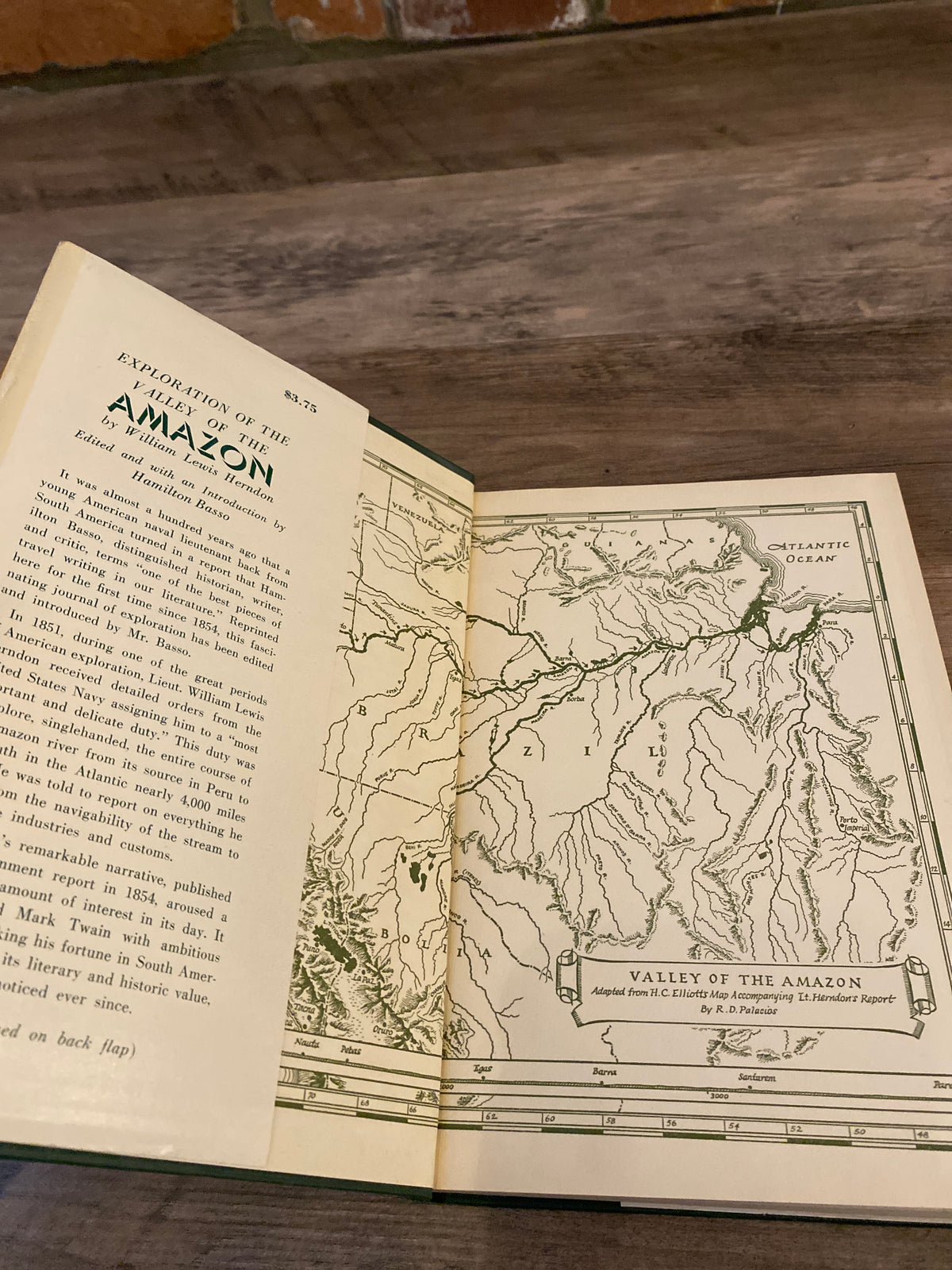 Exploration Of The Valley Of The Amazon by William Lewis Herndon