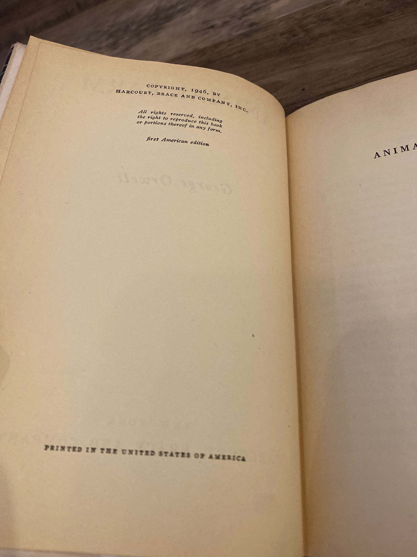 Animal Farm by George Orwell