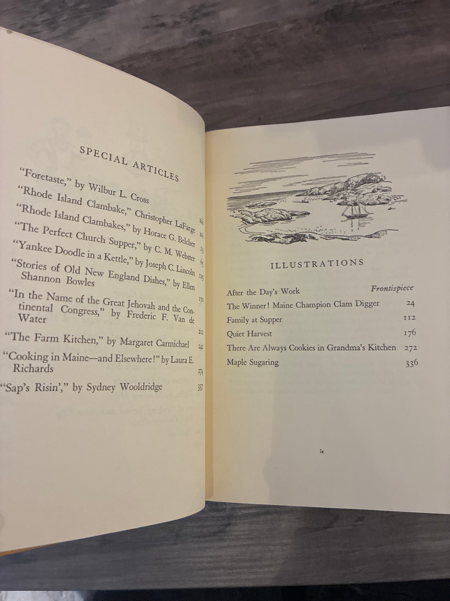 The New England Yankee Cookbook by Imogene Wolcott
