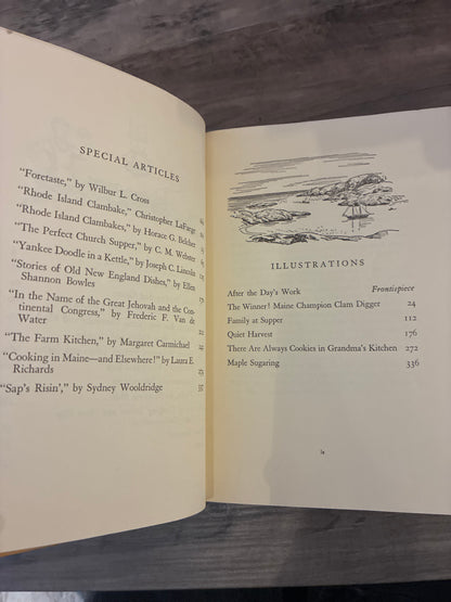 The New England Yankee Cookbook by Imogene Wolcott