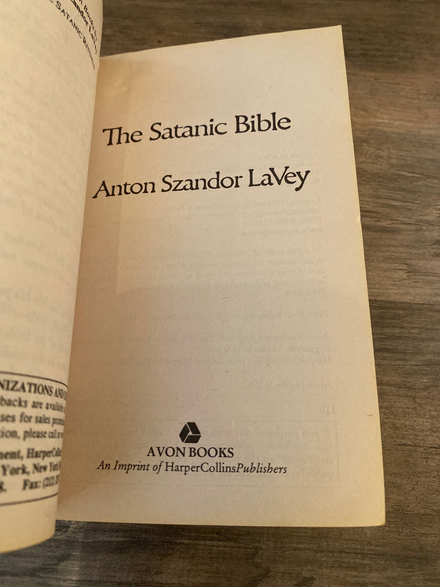 The Satanic Bible by Anton Szandor LaVey