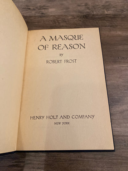 A Masque of Reason by Robert Frost