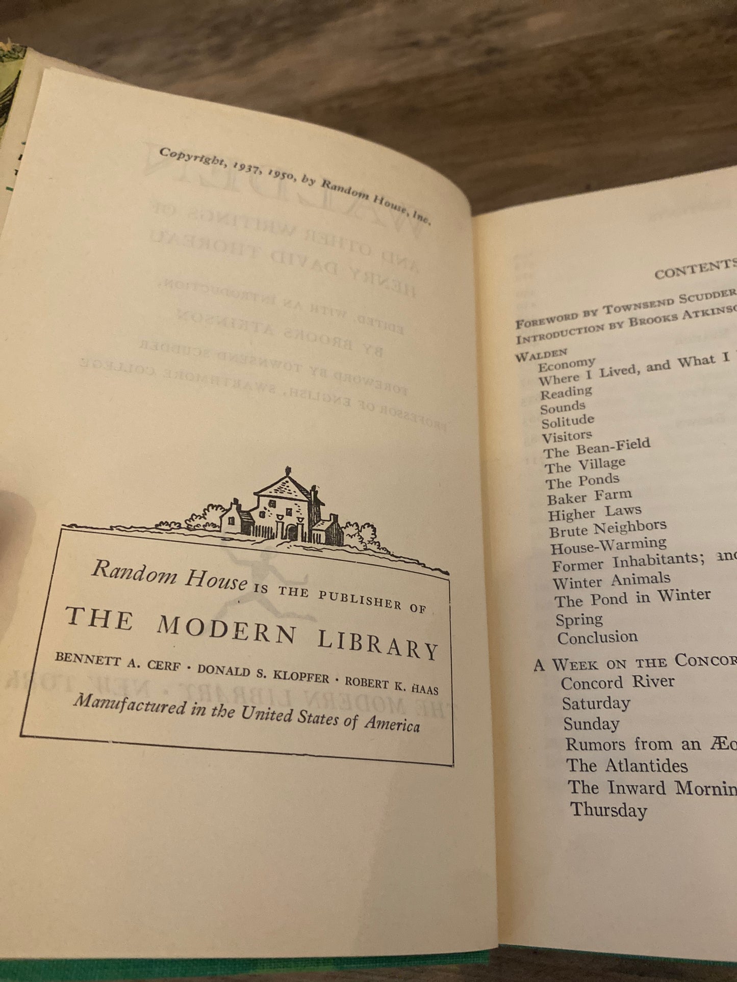 Walden And Other Writings by Henry David Thoreau