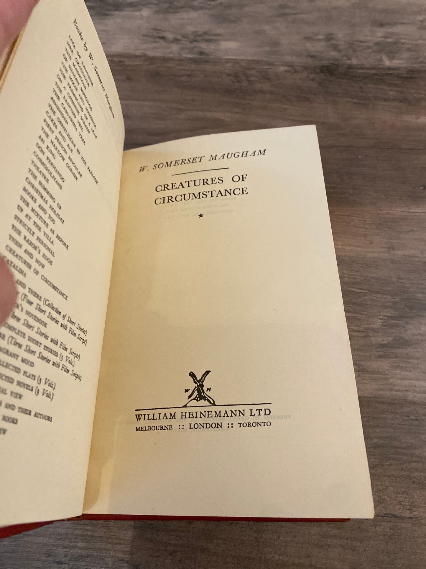 Creatures of Circumstance by W. Somerset Maugham