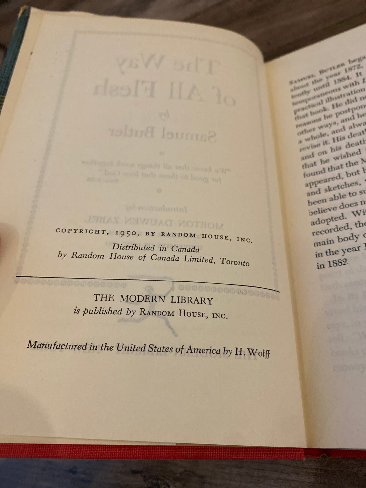The Way Of All Flesh by Samuel Butler
