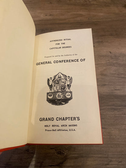 Authorized Ritual for the Capitular Degrees by General Conference of Grand Chapters