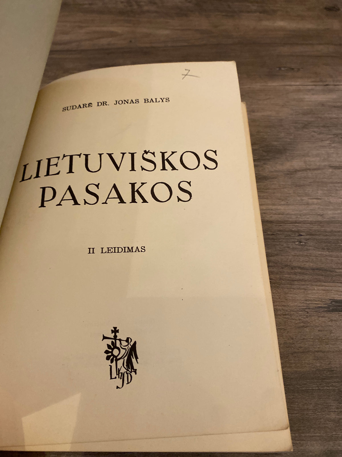 Lithuanian Fairy Tales by Dr. Jonas Balys