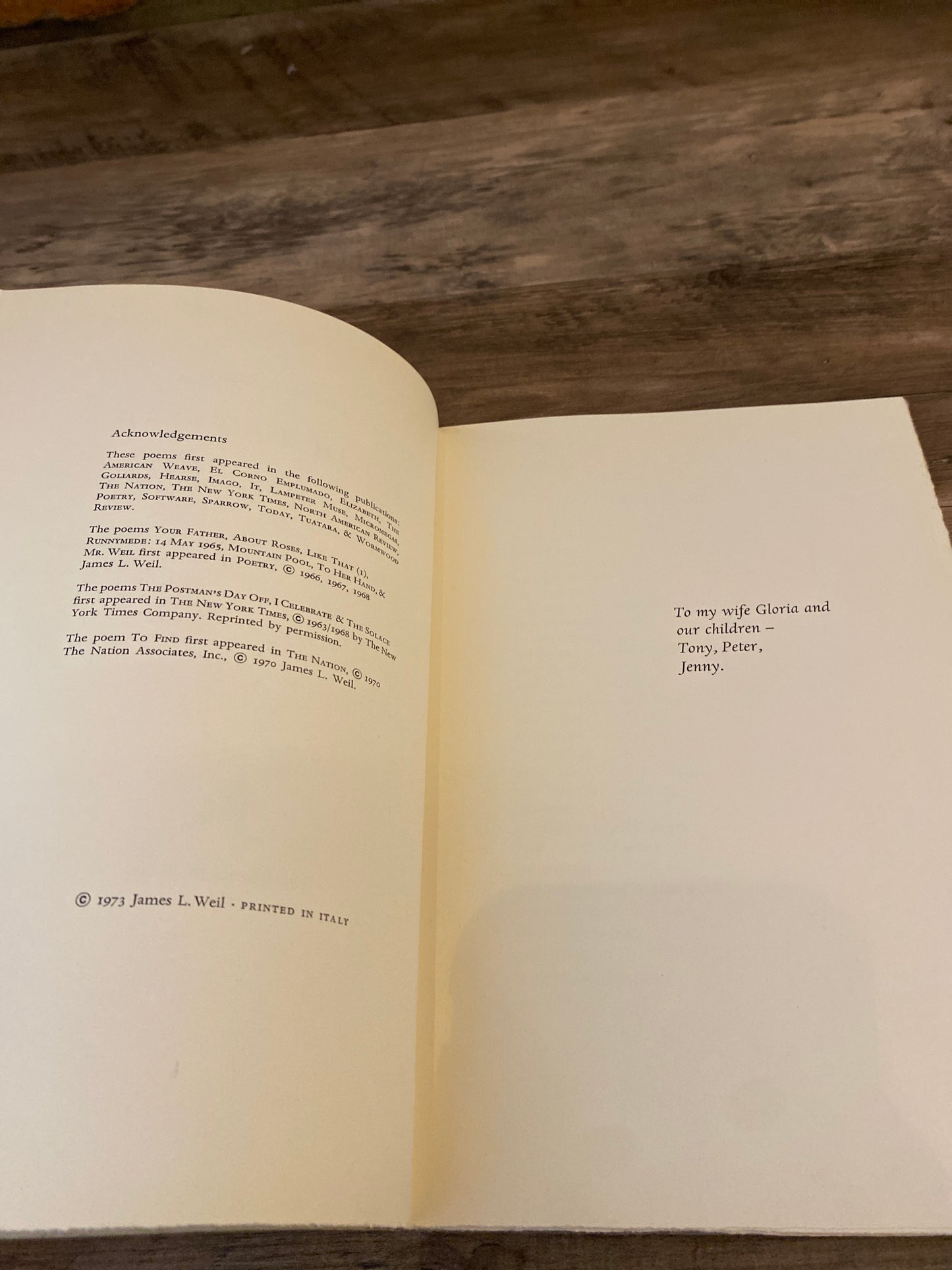 Your Father by James L. Weil