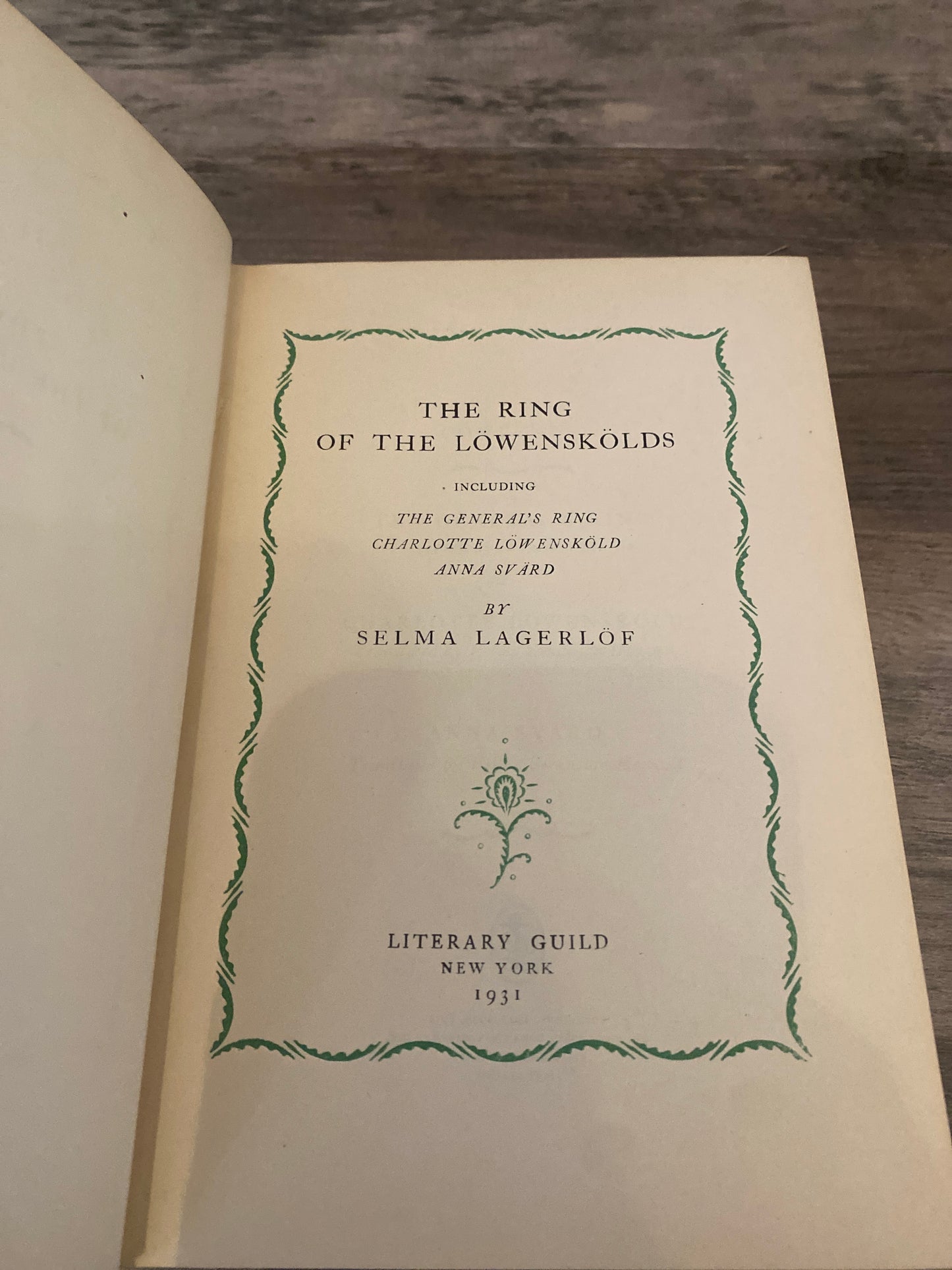 The Ring Of The Lowenskolds by Selma Lagerlof