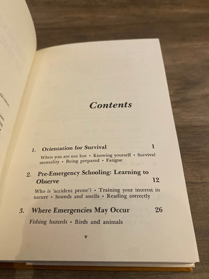 Survival In The Outdoors by Byron Dalrymple