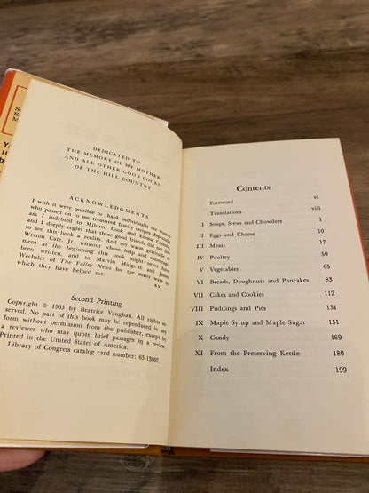 Yankee Hill Country Cooking by Beatrice Vaughan