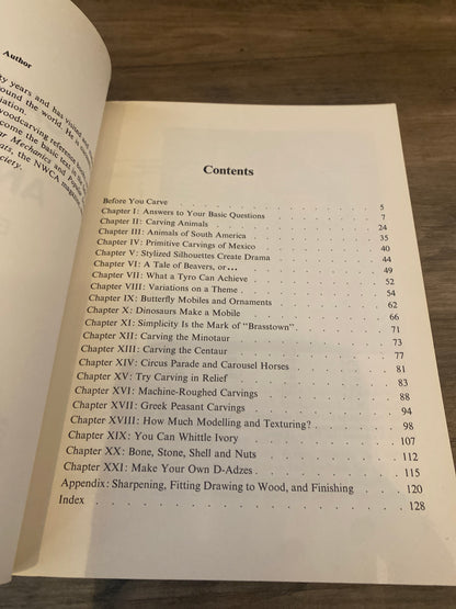 Carving Wooden Animals by E.J. Tangerman